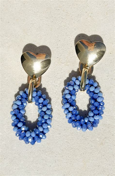 Lovely Beads Oorbellen Blauw Fashionmusthaves Nl