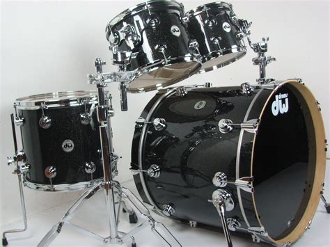 DW Collector's Series 4pc Black Sparkle - Just Drums