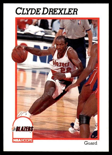 1991 92 Hoops Prototypes 00 D Clyde Drexler Portland Trail Blazers 001