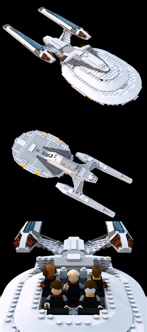 My attempt at building the Enterprise E from Star Trek : lego