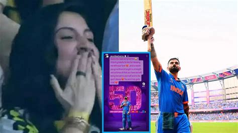 Anushka Sharma's Instagram Story After Virat Kohli Breaks Sachin Tendulkar's ODI 100s Record ...