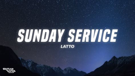 Latto Sunday Service Lyrics YouTube