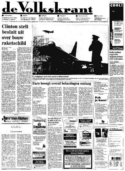 Wat gebeurde er op zaterdag 2 september 2000