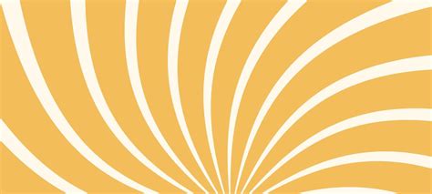 Sun Rays Retro Style Background Yellow Sunburst Light Pattern Vector