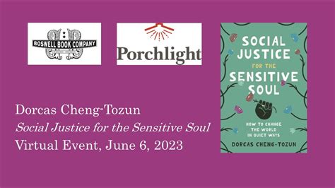 Dorcas Cheng Tozun Virtual Event For Social Change For The Sensitive