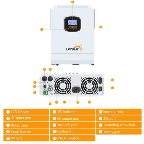 Mua LVYUAN All In One Solar Hybrid Charger Inverter Built In 3000W 24V