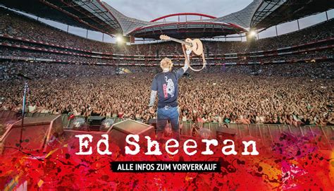 Ed Sheeran Kommt Auf Seiner „ ÷x“ Tour 2022 Auch Nach Deutschland