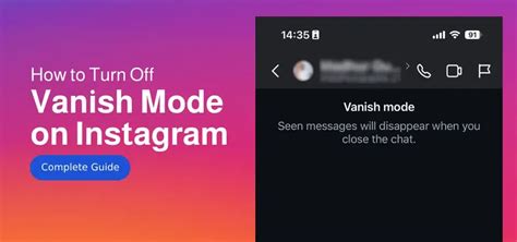 How To Turn Off Vanish Mode On Instagram A Step By Step Guide