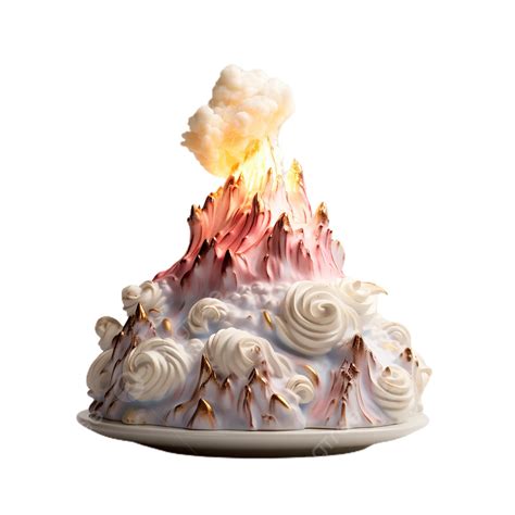 A Gastronomic Adventure With Baked Alaska Transpreant Background Baked