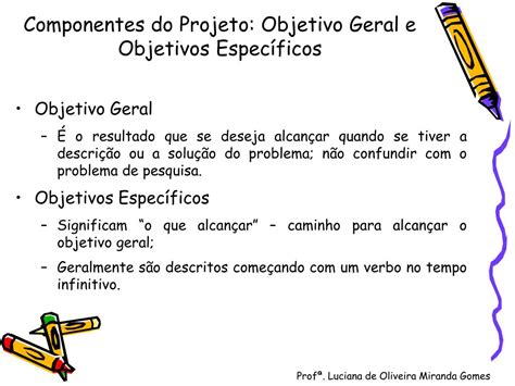 Verbos Para Objetivos Gerais E Específicos