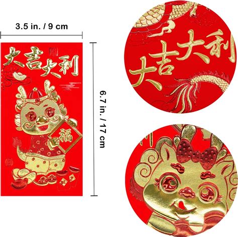 Supla Pcs Designs Chinese New Year Red Envelopes Bulk Lucky