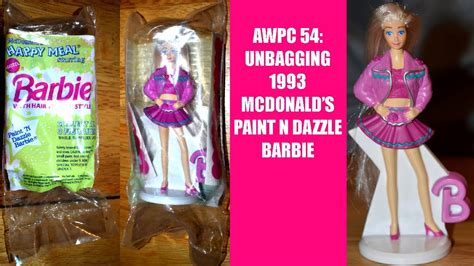 Awpc Unbagging Paint N Dazzle Mcdonalds Barbie Youtube