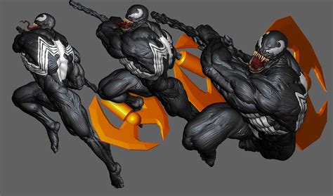 Artstation Venom God Of Light Wip 2