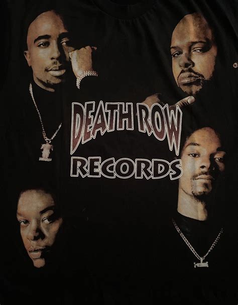 vintage raredeath row record snoop dogg tupac drdre boot tee grailed