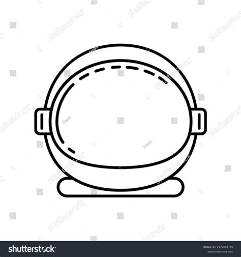 3,910 Astronaut Helmet Outline Images, Stock Photos, 3D objects ...