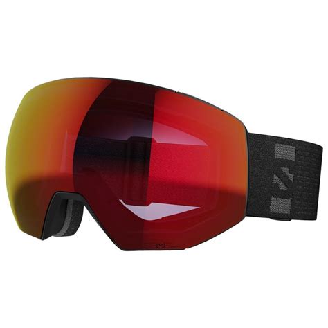 Salomon Goggles Radium Prime Black Sigma Photo Poppy Red Sigma