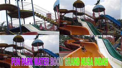 Berenang Di Grand Nusa Indah Fun Park Water Boom Gni Swimming Youtube