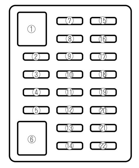 Esquema Caja De Fusibles Mazda Mx Caja De Fusibles