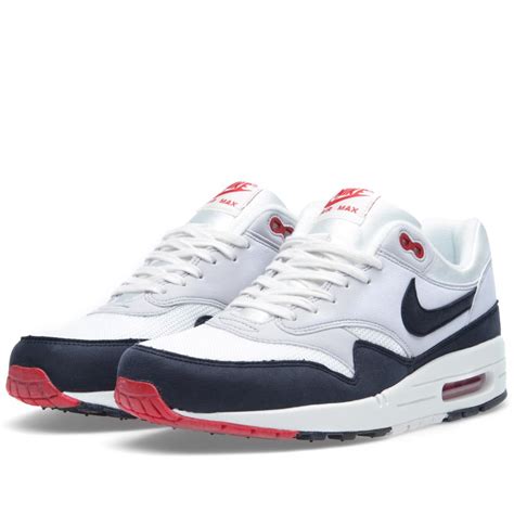 Nike Air Max 1 OG Sail, Dark Obsidian & Red | END. (US)