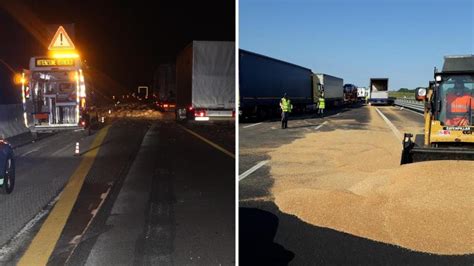 Camion Si Ribalta E Perde Il Carico Di Polli Poi Un Altro Quello Di