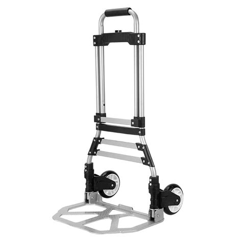 Aluminium Trolley Cart Folding Push Truck Hand Luggage Cart Fold