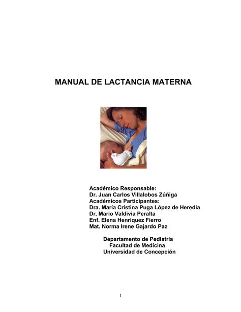 Manual Lactancia Materna By Rocio Mardones Issuu