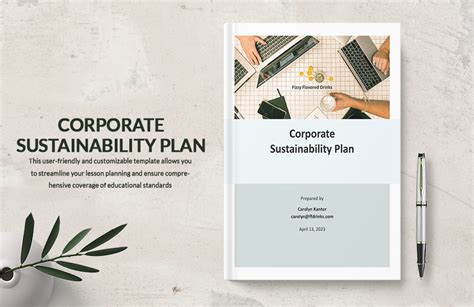 Sustainability Plan Templates In Word Free Download