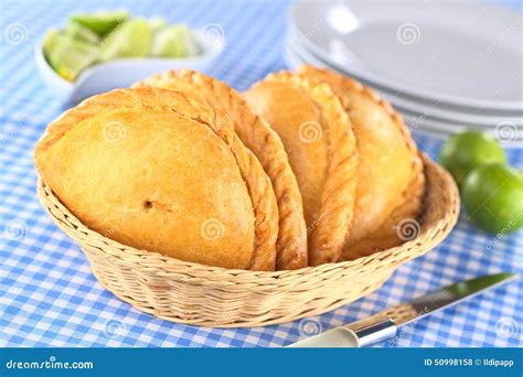 Peruvian Empanada Meat Filled Pastries Stock Photo - Image of stuffed ...