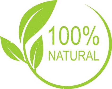 Logo 100 Natural Vector Png