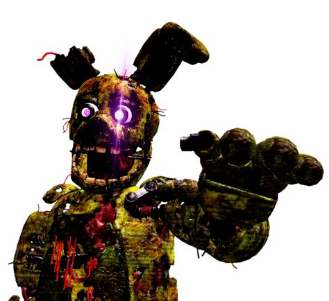 Springtrap V2 Render By Monkeyboi9005 On Deviantart