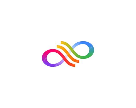 Premium Vector Abstract Creative Colorful Infinity Logo