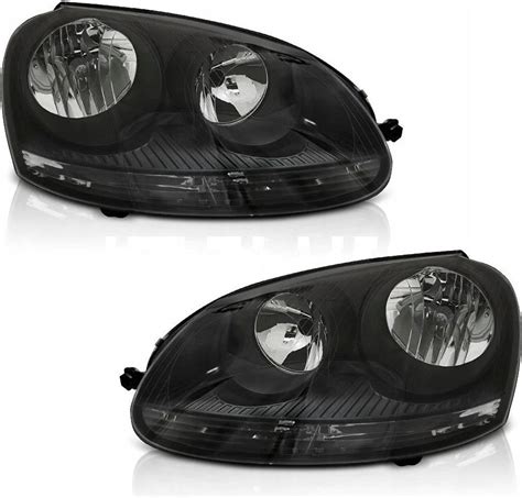 Lampa Przednia Tyc Reflektory Lampy Black Tuning Vw Golf V K Jetta