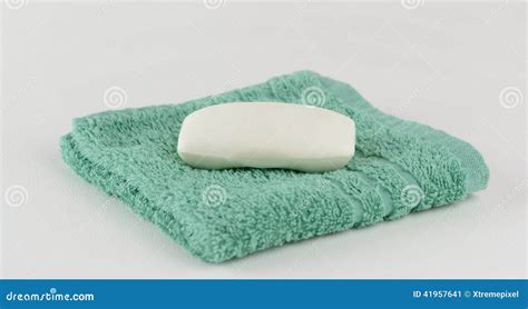 Facecloth and soap stock image. Image of soap, facecloth - 41957641