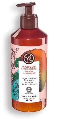 Lait Corps Vasion Mangue Coriandre Yves Rocher