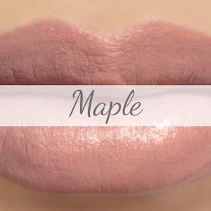 Peach Nude Lipstick Sample Maple All Natural Vegan Mineral Makeup Etsy