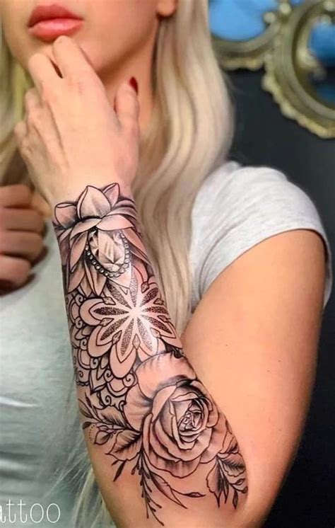 Girly Tattoo Sleeve Designs For Women