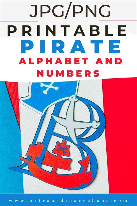 Pirate Alphabet Letters