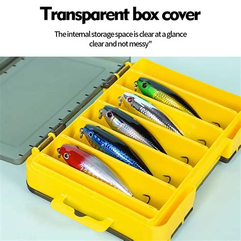 Multi Compartments Double Sided Multipurpose Wood Shrimp Lure Box Squid