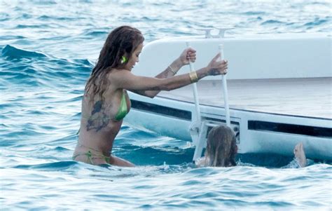 Rita Ora Skimpy Bikini Sexy Body Ibiza Yacht Paparazzi Hot Celebs Home