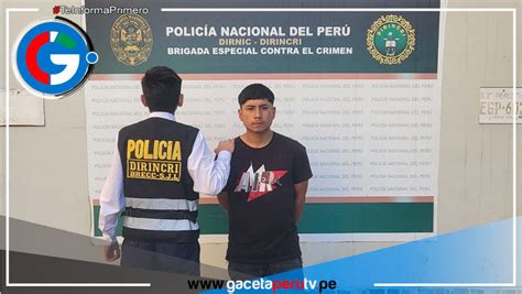 Capturan A Delincuente Implicado En Asesinato De Suboficial Pnp En San