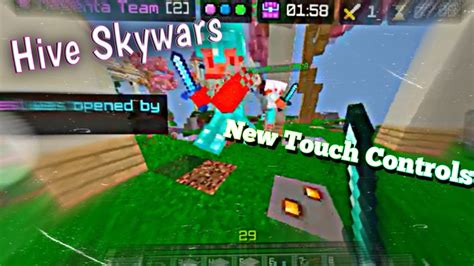 Hive Skywars W New Touch Controls And Jump Bridge AD3SH8694 YouTube