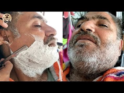 Asmr Shaving Tutorial Relaxing Straight Razor Shave Old Man So