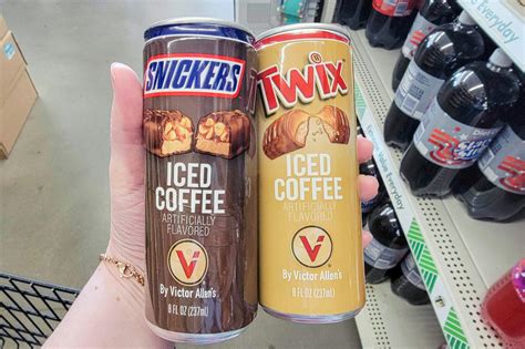 Now Available At Dollar Tree Victor Allens Snickers Or Twix Iced Coffee The Krazy Coupon Lady