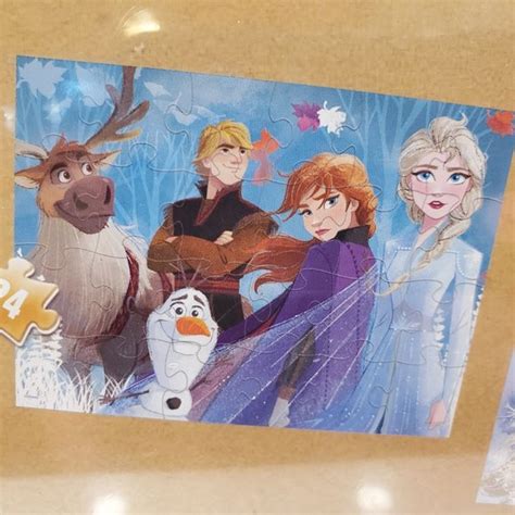 Disney Toys Disney Frozen Puzzles Wood Puzzles Anna Elsa Frozen Olaf Kristoff Wooden Puzzles