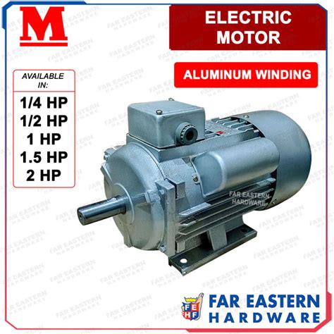 Mindong Electric Induction Motor Aluminum Winding 14 Hp 12 Hp 1 Hp 15 Hp 2 Hp Lazada Ph