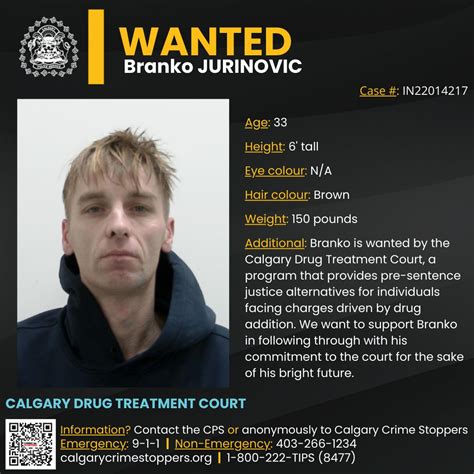 Calgary Police On Twitter Branko Jurinovic Had Been Working Hard