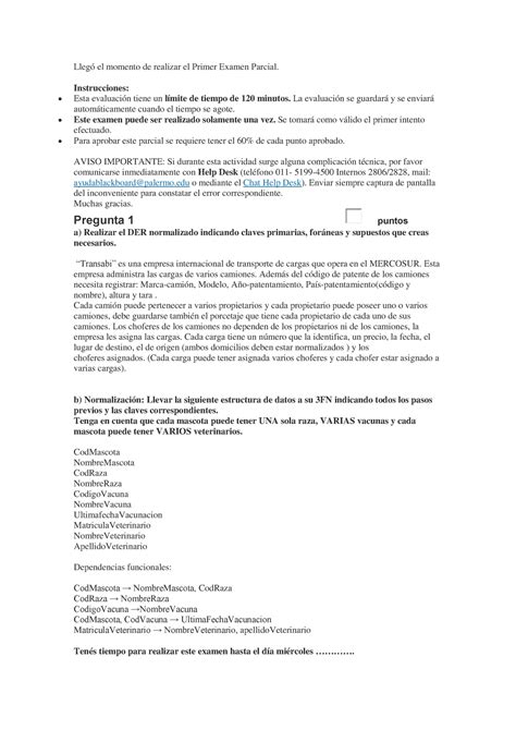 Parcial 15 Octubre Spring 2020 preguntas y respuestas Llegó el