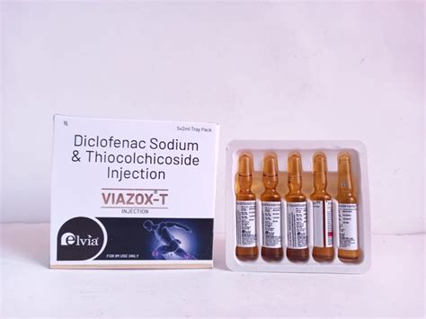 Diclofenac 37 5 Mg Thiocolchicoside 2 0 Mg Injection Elvia Care