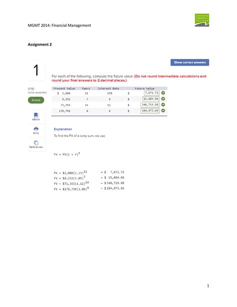 Fm Ass Ass Hosp Mgmt Financial Management