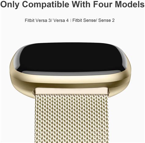 Zedoli Correas Compatibles Con Reloj Inteligente Fitbit Versa 3Sense Y